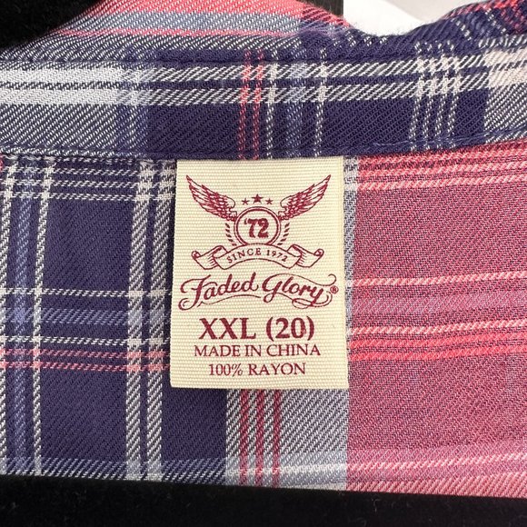 FADED GLORY - Country plaid print dress - Picture 4 of 5